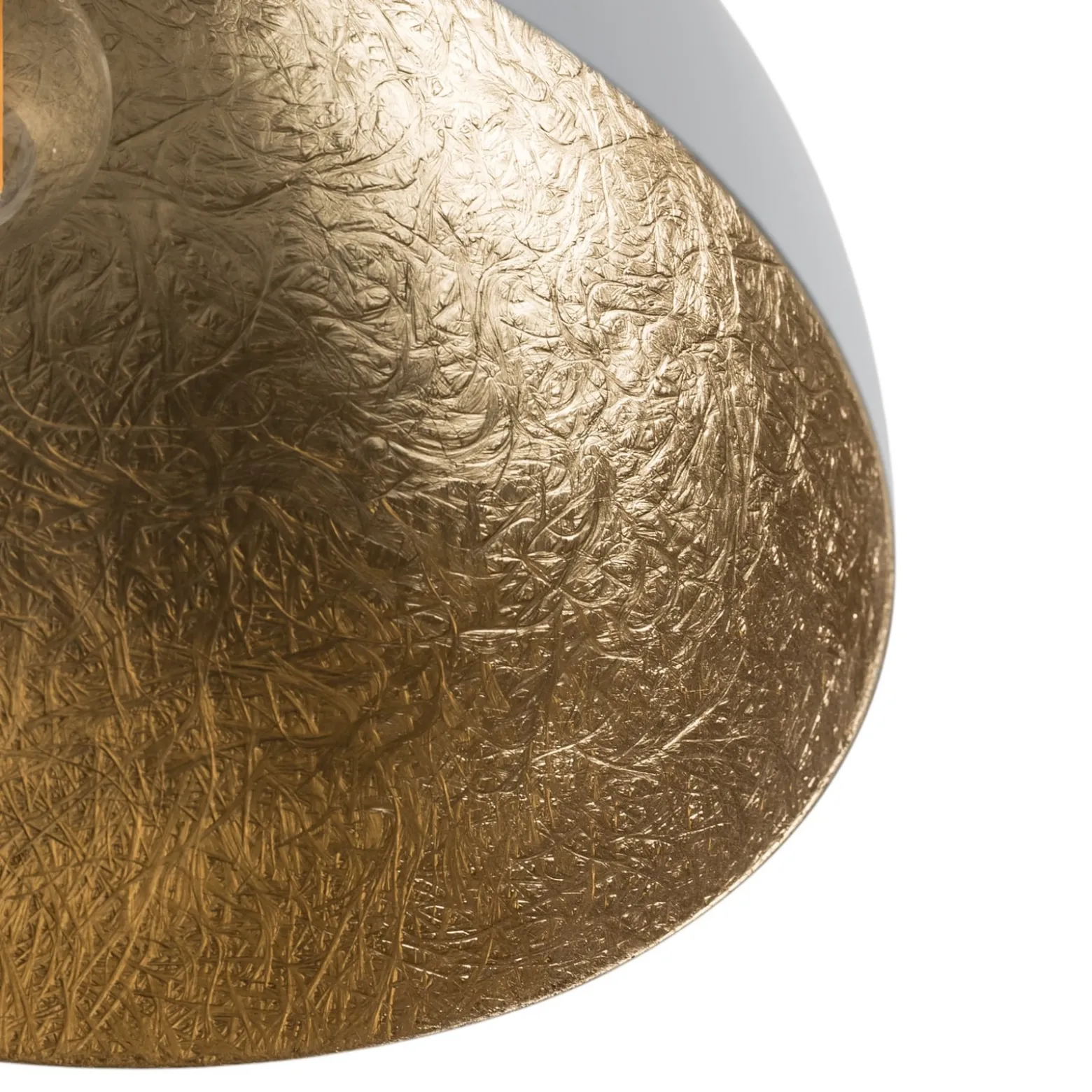Kattovalaisin Sfera, Ø 35 cm, valkoinen/kultainen