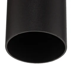Kattovalaisin Tube, sylinterinmuotoinen, musta