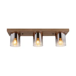 Kattovalaisin Underwood, pituus 71 cm, ruskea/savuharmaa, MDF