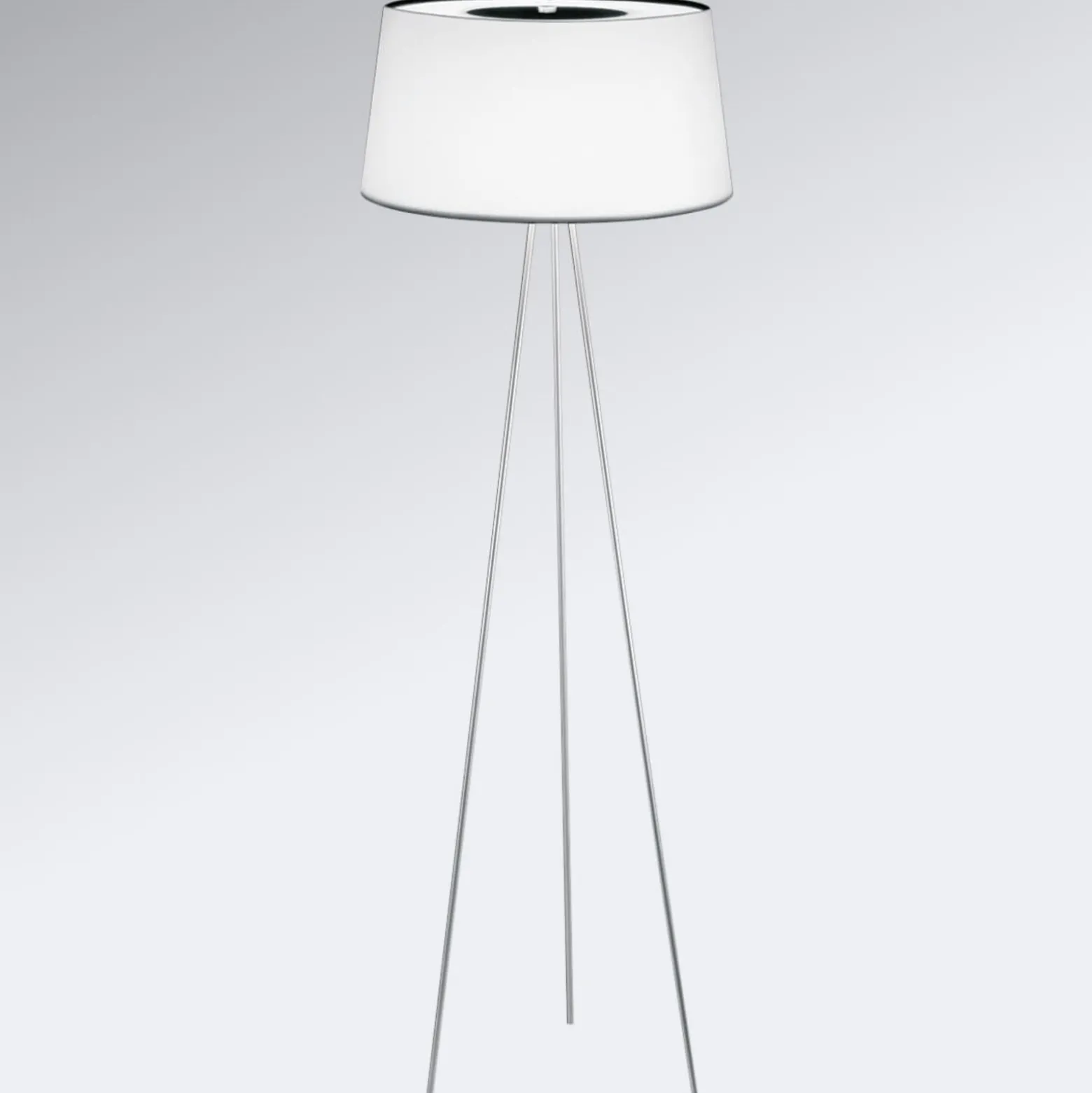 kdln lattiavalaisin Tripod, valkoinen, korkeus 175 cm, himmennin