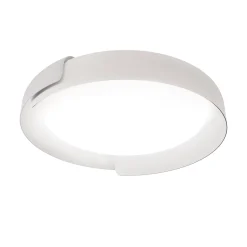 kdln LED-kattovalaisin Dala, valkoinen/valkoinen, Ø 58 cm, himmennettävä