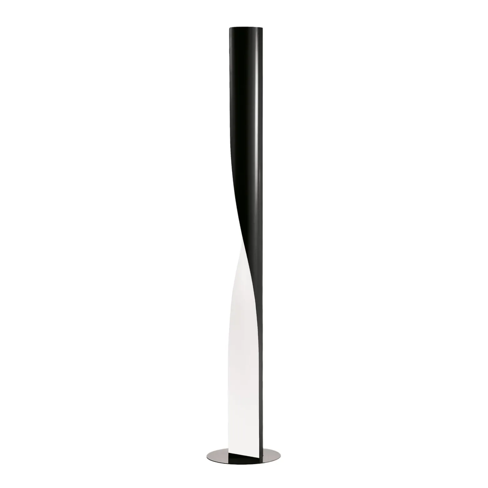 kdln LED-lattiavalaisin Evita, musta, korkeus 190 cm, himmennettävä