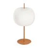 kdln pöytävalaisin Kushi XL, kupari/valkoinen, korkeus 61 cm