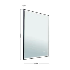 Kehys LED-peili, 70 x 90 cm, CCT, huurtumaton, himmennettävä