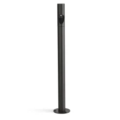 Kehys LED-perusvalaisin, musta, alumiinia, korkeus 60 cm