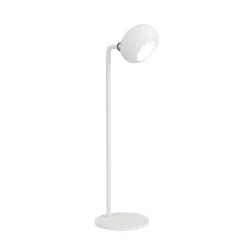 Kerby LED-ladattava pöytävalaisin, valkoinen, korkeus 40 cm,