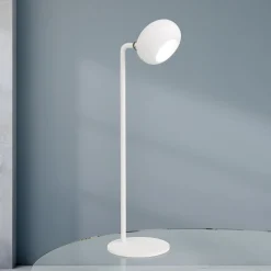 Kerby LED-ladattava pöytävalaisin, valkoinen, korkeus 40 cm,
