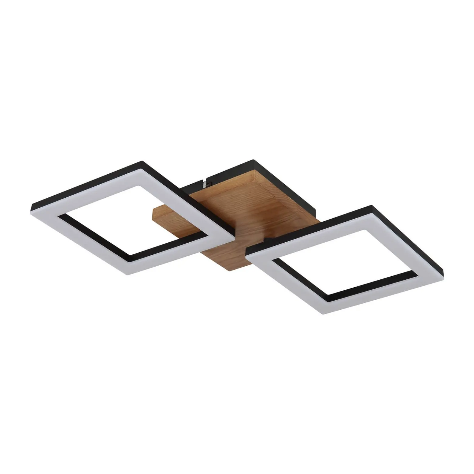 Kerry LED-kattovalaisin, pituus 46 cm, musta/tummanruskea