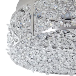Kimalteleva LED-kattovalaisin Felias, pyöreämuoto