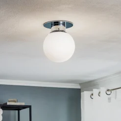 Klassinen pallomainen kattovalaisin Globe, kromi