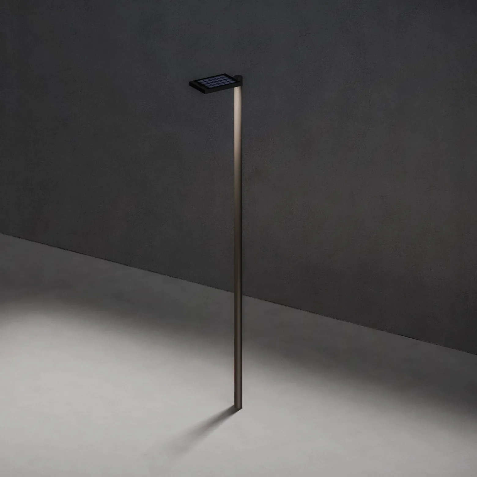 KLEWE LED-aurinkovalaisin LINK ilman tolppaa, antrasiitti, IP65