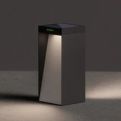 KLEWE LED-aurinkovalaisin MILIO FULL, antrasiitti, 35 cm, alumiinia, IP65