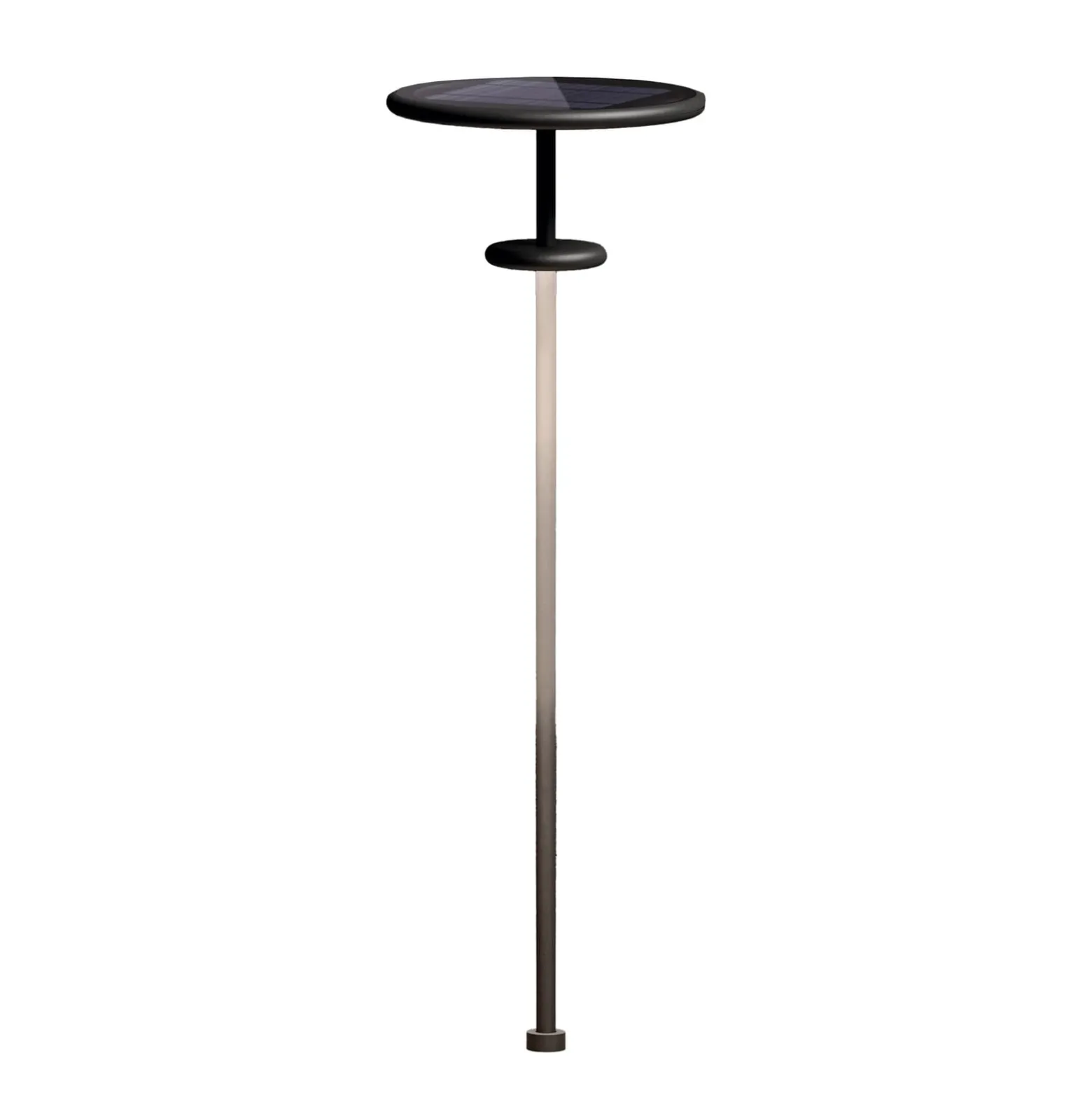 KLEWE LED-aurinkovalaisin PLANET B antrasiitti 160 cm maapiikki IP65