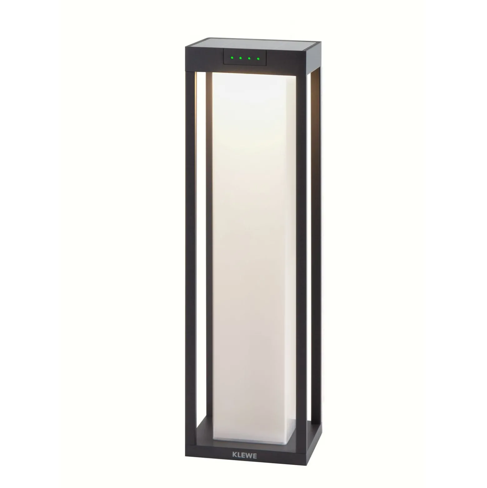 KLEWE LED-aurinkovalaisin RADIA MAXI MOON, antrasiitti, 50 cm, IP65