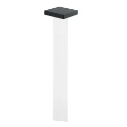 KLEWE LED-aurinkovalaisin Scotty, kirkas/antrasiitti, 60 cm, IP65