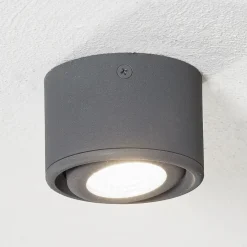 Käännettävä pää - LED-alasvalo Anzio, antrasiitti