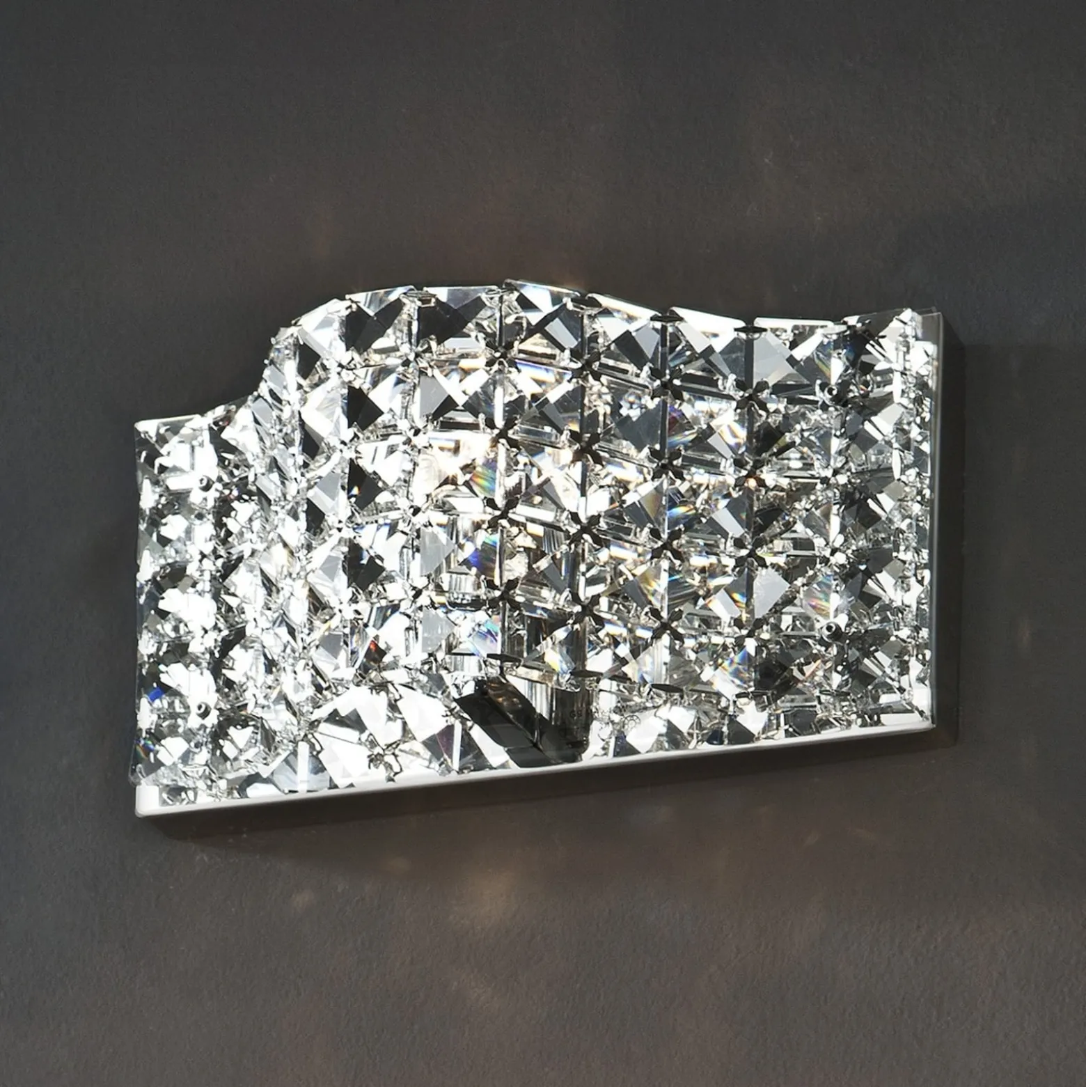 Kristallinen Onda-seinävalaisin, 25 cm