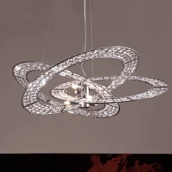 Kristalliriippuvalaisin Trilogy 9-lamp., kirkas