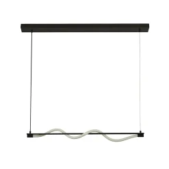 Käärme LED-riippuvalaisin, musta/valkoinen, metalli, himmennettävä