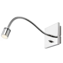 Kromattu seinälukuvalaisin Berfin, LED