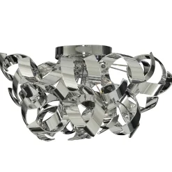 Krominvärinen kiharainen Curls-kattolamppu