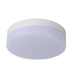 kylpyhuoneen LED-kattolamppu Biskit, valkoinen, Ø 23 cm, muovi