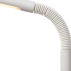 Ladattava LED-lattiavalaisin Gilly, valkoinen