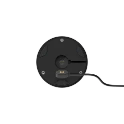 Ladattava LED-pöytävalaisin Nudrop mini, musta, IP54, himmennettävä