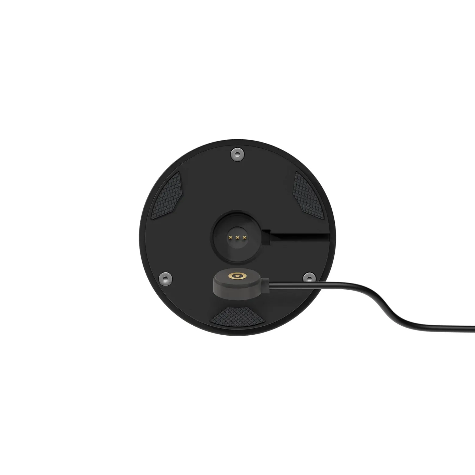 Ladattava LED-pöytävalaisin Nudrop mini, musta, IP54, himmennettävä