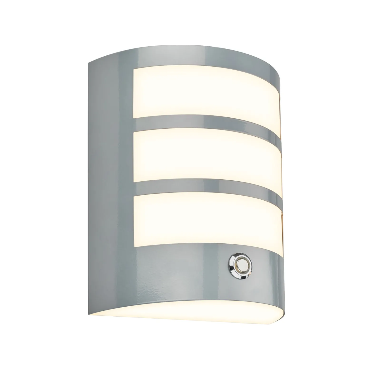 Ladattava LED-ulkoseinävalaisin 3793014, krominvärinen, himmennettävä, IP44