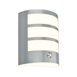 Ladattava LED-ulkoseinävalaisin 3793014, krominvärinen, himmennettävä, IP44