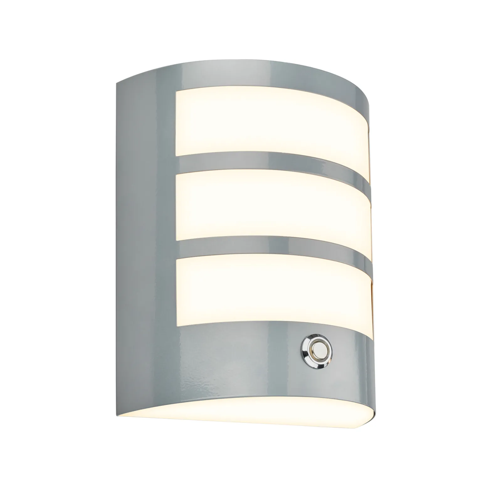 Ladattava LED-ulkoseinävalaisin 3793014, krominvärinen, himmennettävä, IP44
