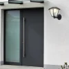 Ladattava LED-ulkoseinävalaisin 3929015, musta, kosketushimmennin