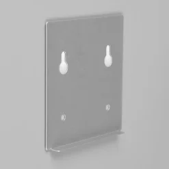 Ladattava LED-ulkoseinävalaisin Talent, titaaninvärinen, leveys 16 cm