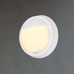 Ladattava LED-ulkoseinävalaisin 3784016, valkoinen, kosketushimmentimellä, Ø 17