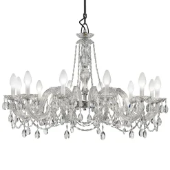 12-lamppuinen LED-ulkokattokruunu Drylight S12