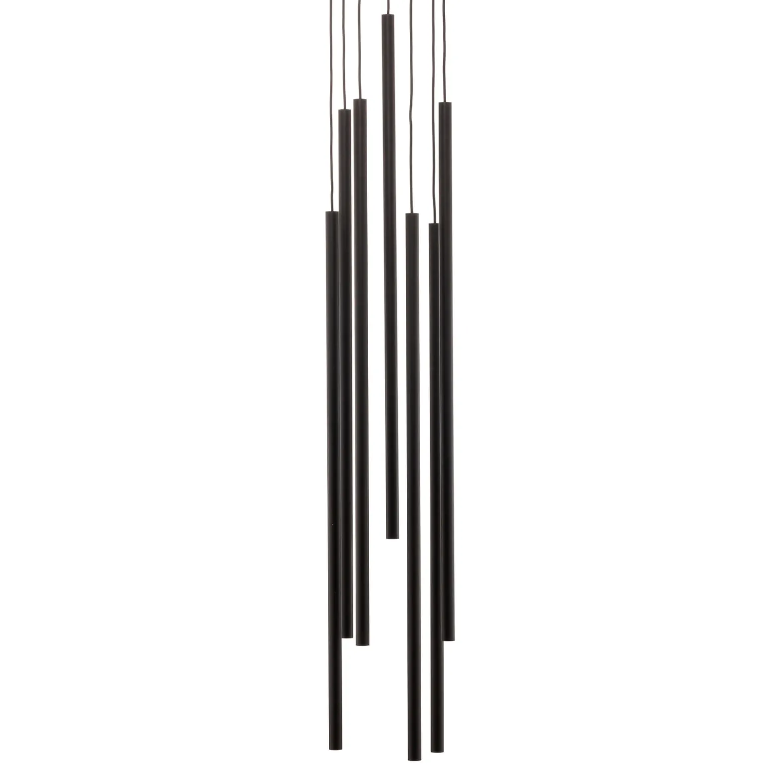 Laser riippuvalaisin, 7-lamppuinen, musta