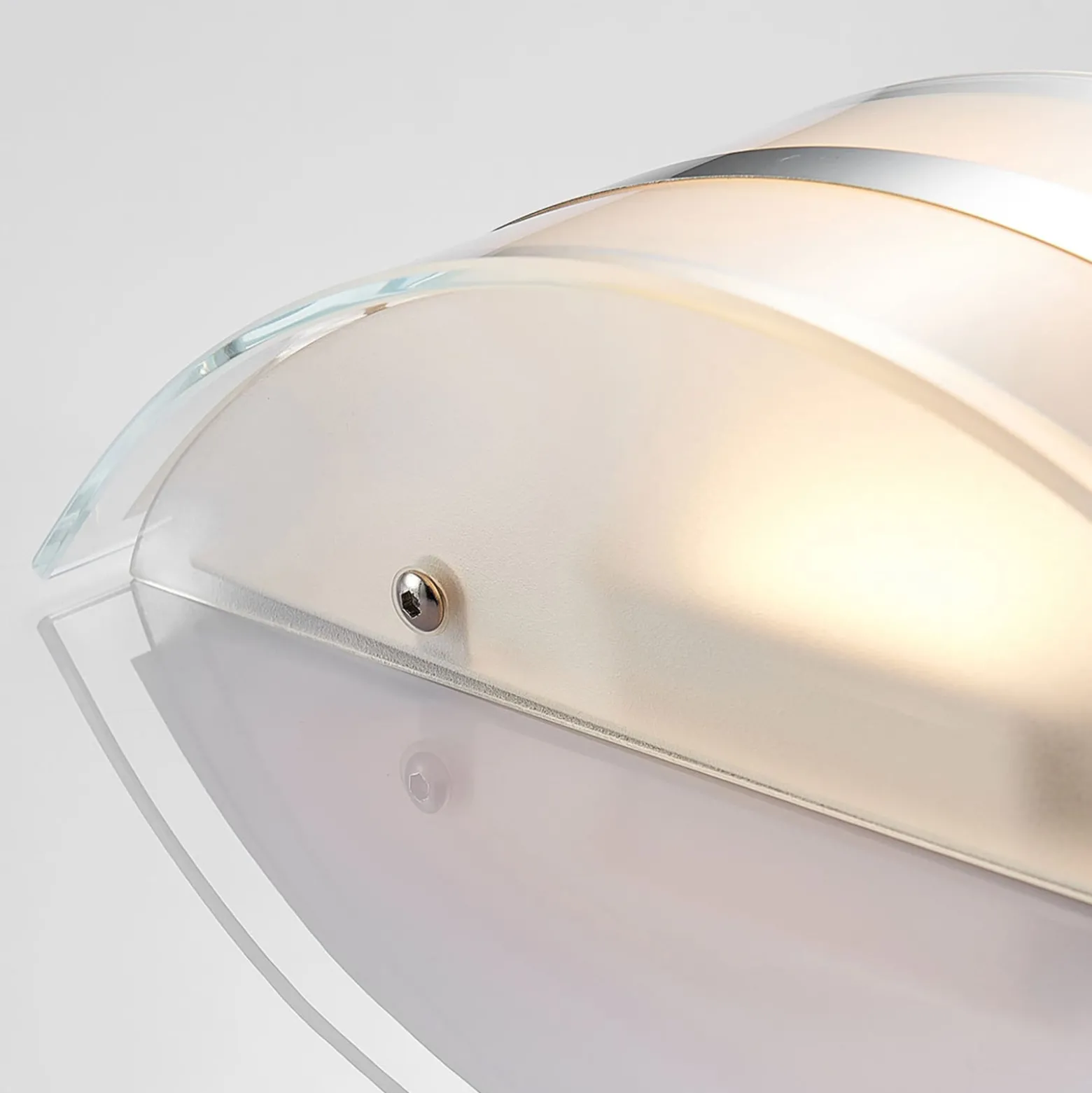 Lasinen seinävalaisin Zinka LED-lamppu, 25 cm