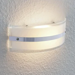 Lasinen seinävalaisin Zinka LED-lamppu, 25 cm