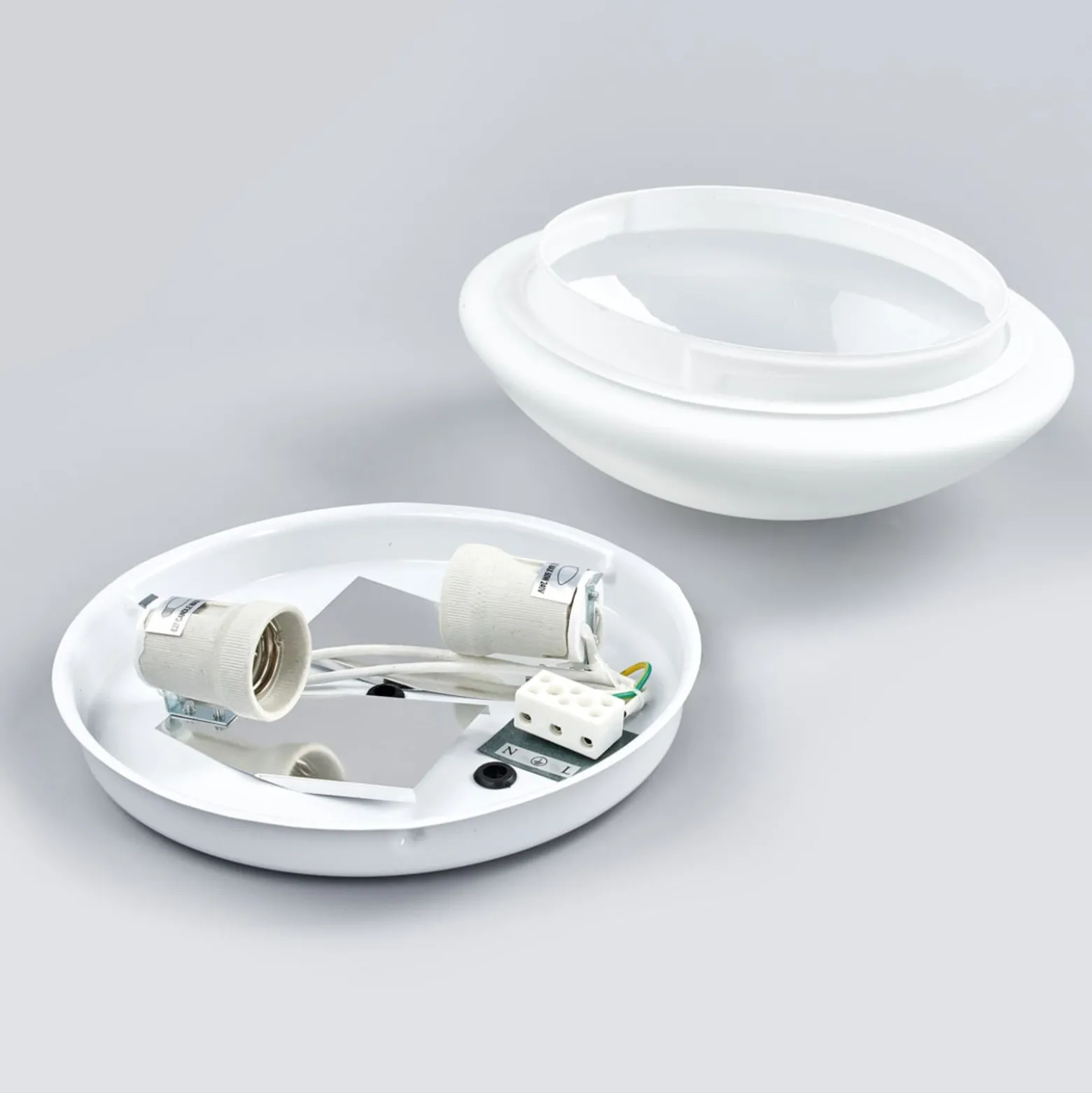 Lasinen ulkoseinävalaisin Tokyo 28 cm IP44