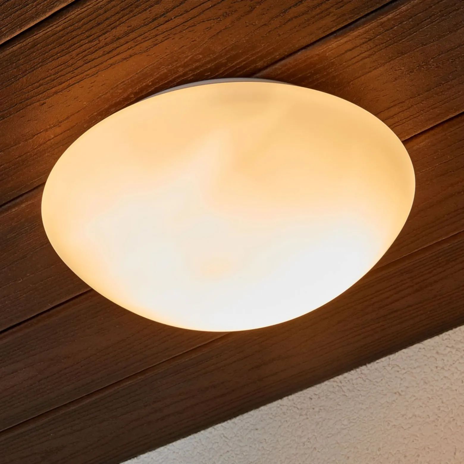Lasinen ulkoseinävalaisin Tokyo 28 cm IP44