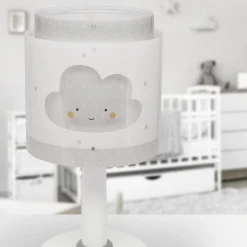 Lasten pöytälamppu Baby Dreams, harmaa, G4, Ø 15 cm