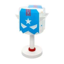 Lasten pöytälamppu Blue Hero, G4, Ø 15 cm