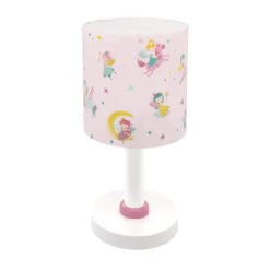 Lasten pöytälamppu Fairy Dreams, G4, Ø 15 cm