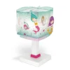 Lasten pöytälamppu Mermaids, G4, leveys 16 cm