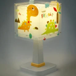 Lasten pöytävalaisin Dinos, G4, leveys 14 cm