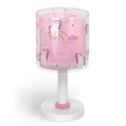 Lasten pöytävalaisin Unicorns, G4, Ø 15 cm