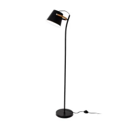 Lattiavalaisin ESPERTO, musta, korkeus 143 cm, metalli, E27
