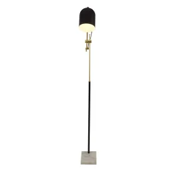 Lattiavalaisin Zaliha, musta/kulta, metalli, 120 cm, E27
