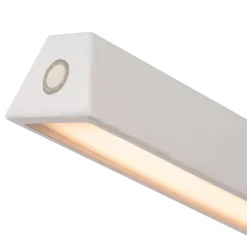Lavale LED-pöytävalaisin, valkoinen, himmennettävä, korkeus 42 cm